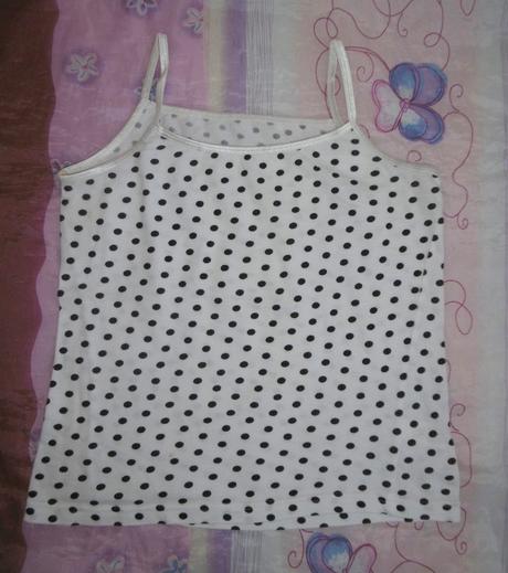 Bodkovaný nátelník veľ.134/140, 140