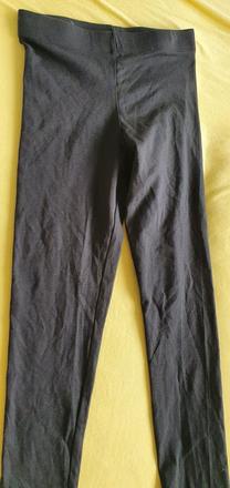 128 leginy tmavohnedé hm, h&m,128