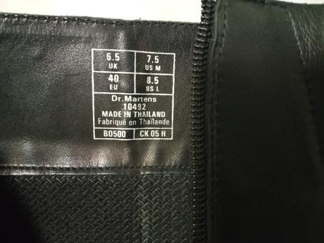 Kožené čižmy dr martens, 40