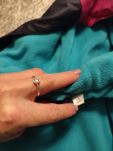 Zateplena nepremokava bunda 104-110, kik,104