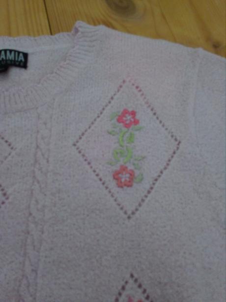 Ružovy svetrik s kratkym rukavom, m