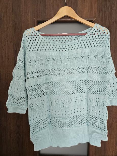 Azurovy sveter 44/46, bonprix,44