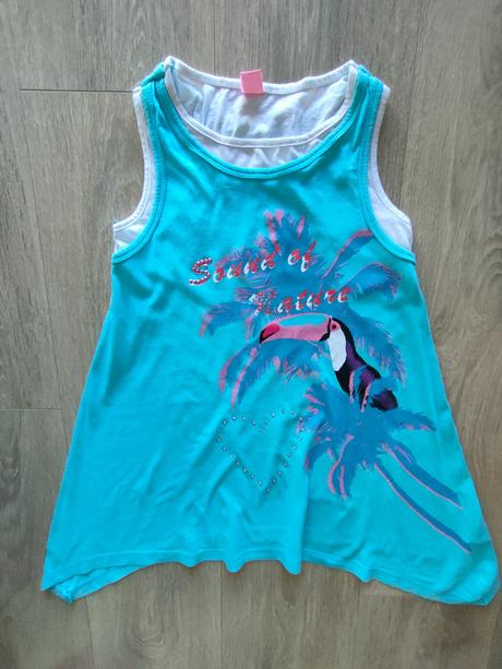 Predĺžený dievčenský top zn.page, veľ.122, 6-7 r., 122