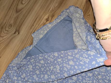 Krásne modré šatky 140, c&a,140