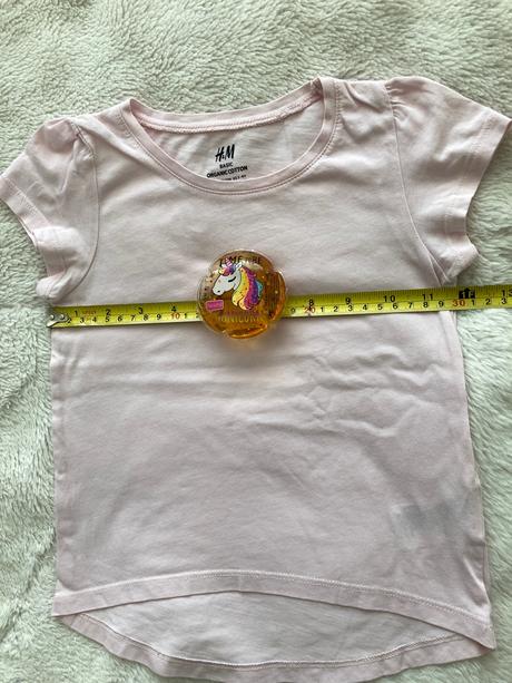 Basic tričko so svetríkom v.98/104, h&m,98