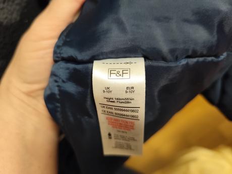 Zimná predĺžená bunda, f&f,140