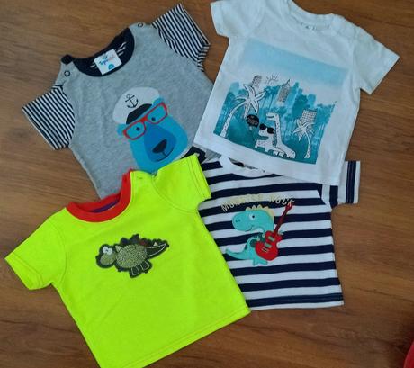 Tričká 4 ks, topolino,68