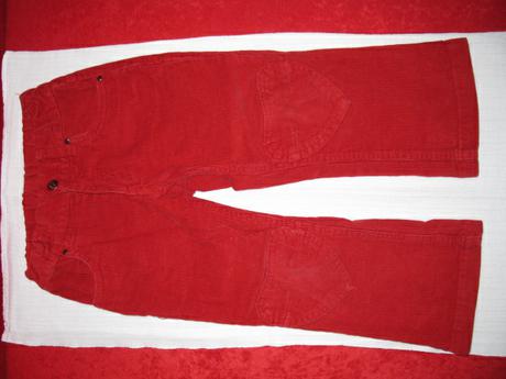 Detské menčestrové nohavice zn. gate, 98