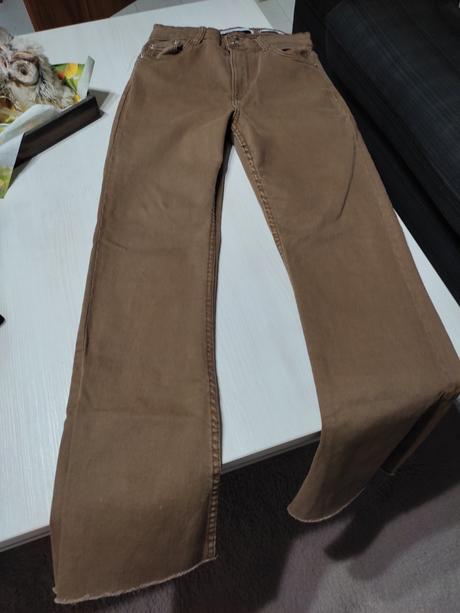 Dievčenské rifle, bershka,xs