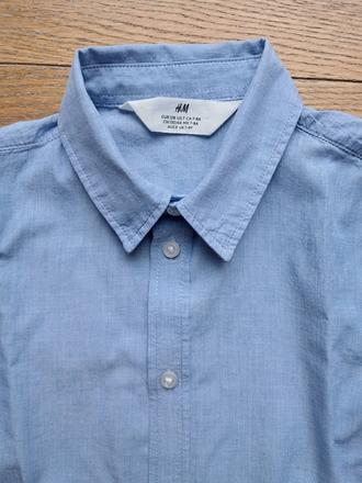 Bavlnená košeľa h&m veľkosť 7-8 rokov, h&m,128
