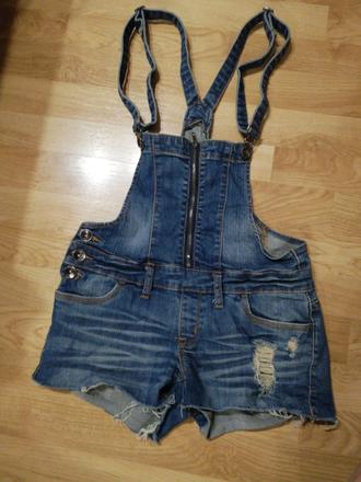 Dievčenské riflové kraťasy, 158