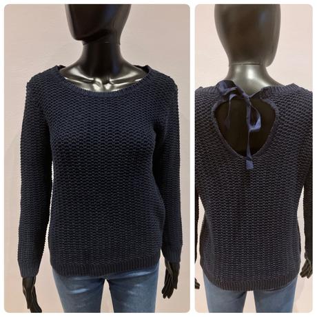 Dámsky sveter s mašľou mango (s), mango,s