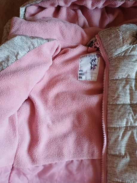 Zimná vetrovka s kapucňou s uškami 110, dopodopo,110