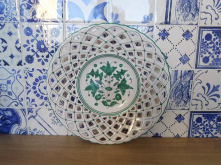 Modra tanier do zelenkava, 