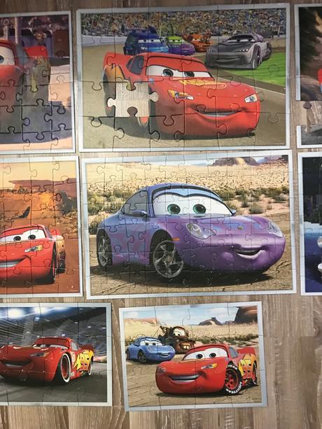 Puzzle cars 10in 1 ,darujem k nákupu, 