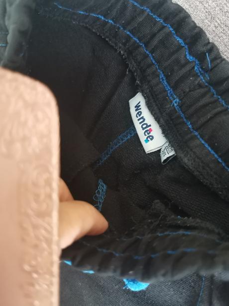 Čierne tepláky 104 3ks, h&m,104