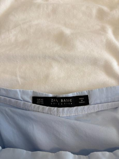 Bledomodrá sukňa zara, zara,xs