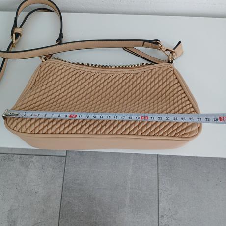 Béžová crossbody kabelka verde, 