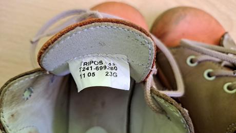 Detské kožené topánky, tripos,23