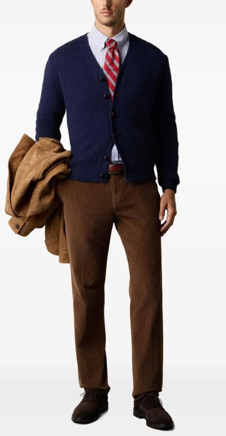 Pánske menčestrové  nohavice brooks brothers v. 32, 32