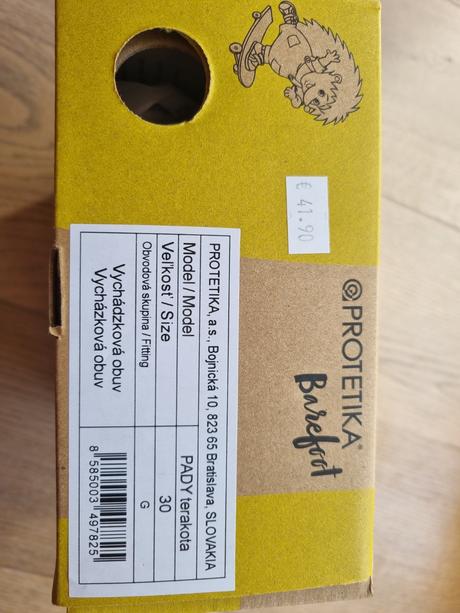 Sandale barefoot, protetika,30