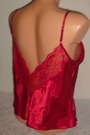 Satenova sexy kosielka s krajkou, l