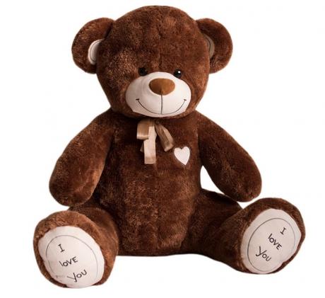 Plyšový macko bruno, 160cm - hnedý,