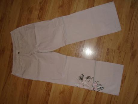 Nohavice- rifle s vysivkou, amisu,42