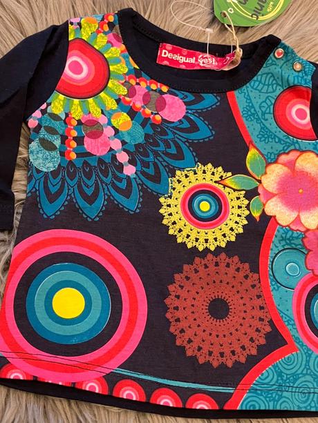 Dievčenské tričko vzorované desigual (3 m.), desigual,62