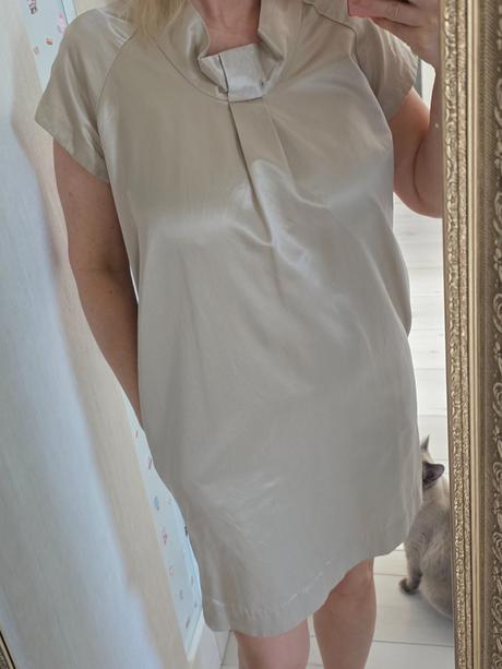 Saténové šaty malene birger, l