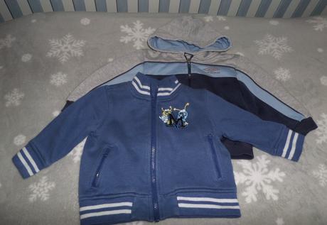 Mikiny 2ks + tepláčiky, 86