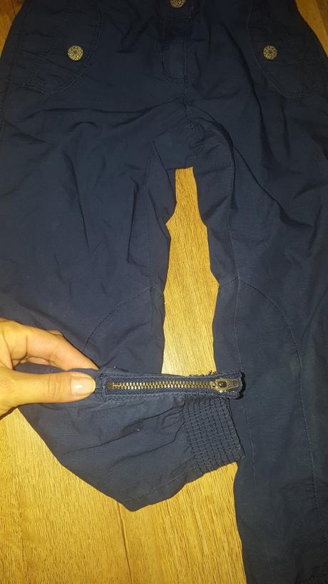 Zateplené nohavice, palomino,116