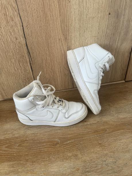 Biele vyššie tenisky nike, nike,37