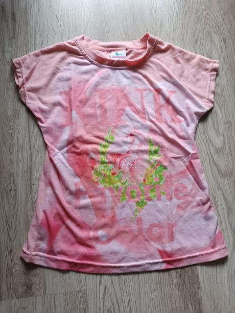 Tričko s nápisom- pink is miss favorite color, 110