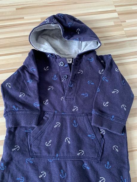 Namornicky overal s kapucnou zn. f&f - vel. 74, f&f,74