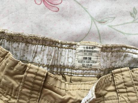 Letné chino štýlové nohavice, h&m,98