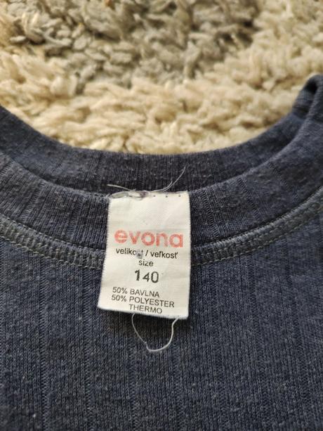 Teplý nátelník veľ 140, evona,140