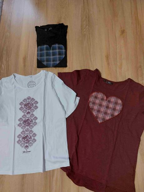 3x tričko, bonprix,40