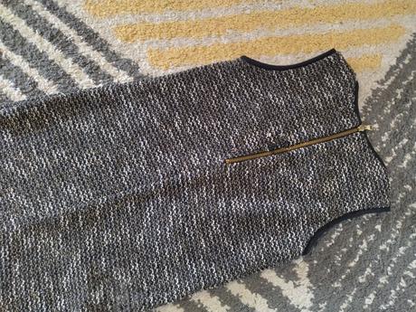 Trblietavé úpletové šaty, c&a,146