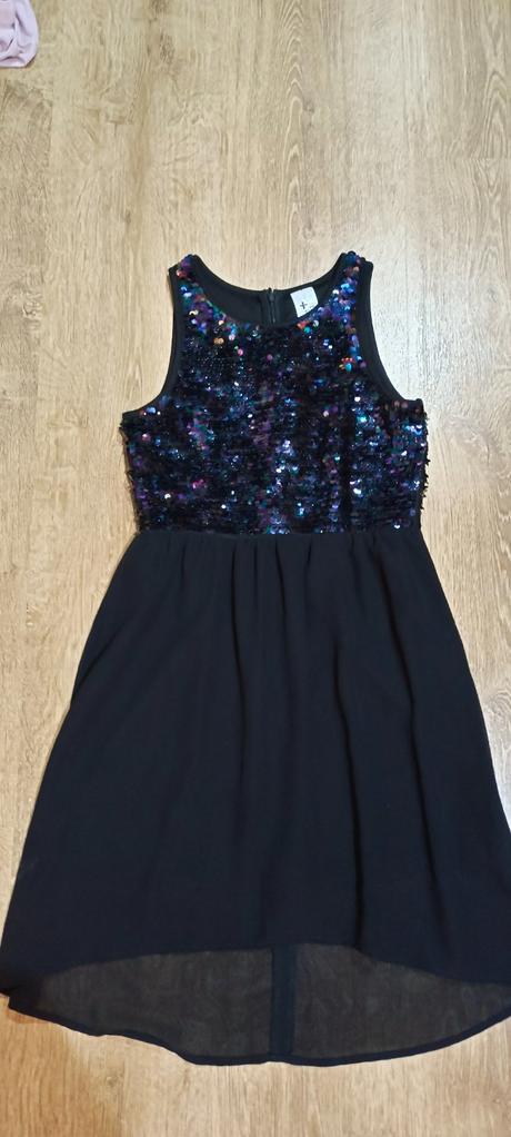 Šaty s flitrami, zn.c&a, veľ.134, c&a,134