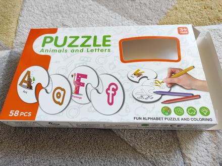 Puzzle abeceda english,