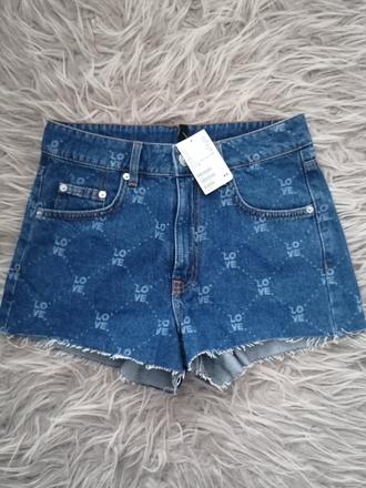Riflove šortky h&m, vl. 36, h&m,36