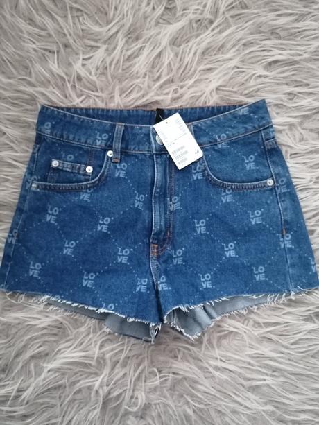 Riflove šortky h&m, vl. 36, h&m,36