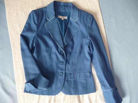 Sako s bielym lemom,podšité, s