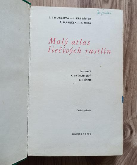 Ľudmila thurzová - malý atlas liečivých rastlín, 