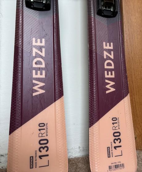 Detské lyže wedze s paličkami - decathlon, wedze,130-139 cm