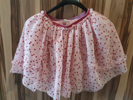 Ruzova sukna s flitrami, h&m,134