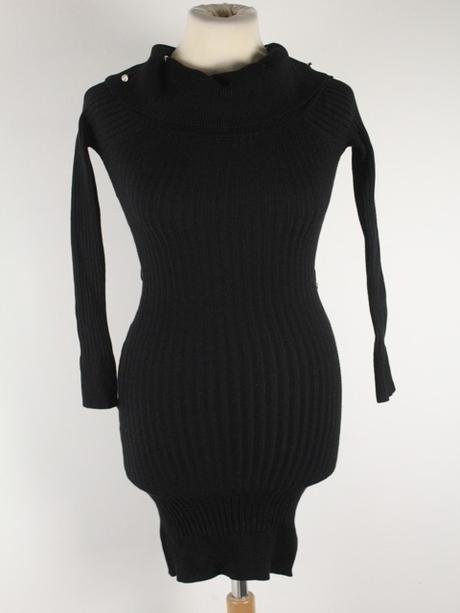 -rebrované pulóvrové šaty lipsy veľ. 36, lipsy london,xs