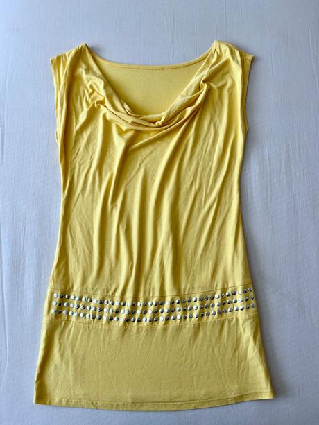 Žlté šaty, tunika vel.s, s