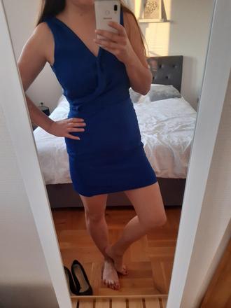 Krátke modré saty, vero moda,s
